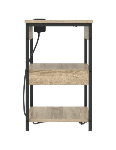 Armadio da Notte 2 pcs Rovere Sonoma 41 x 31 x 51 cm