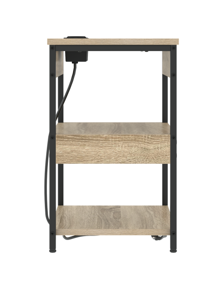 Armadio da Notte 2 pcs Rovere Sonoma 41 x 31 x 51 cm