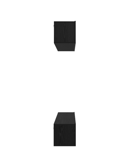 Set mobile TV 5 pcs Rovere Nero Media 80 x 30 x 30.5 cm