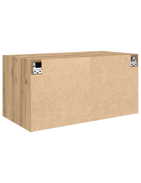 Armadietto a muro rovere artigianale 80 x 42.5 x 40 cm