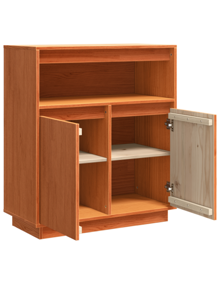 Credenza Cera marrone 70 x 34 x 80 cm Legno di pino massello