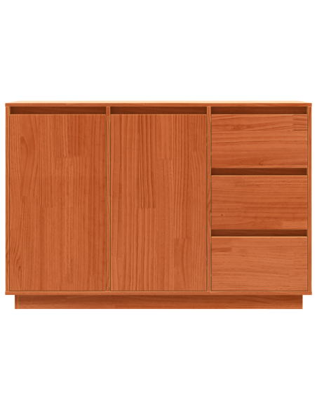Credenza Rovere Marrone 111 x 34 x 75 cm Pino massello