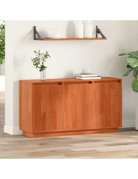 Credenza Rovere Marrone 111 x 34 x 60 cm Pino massello