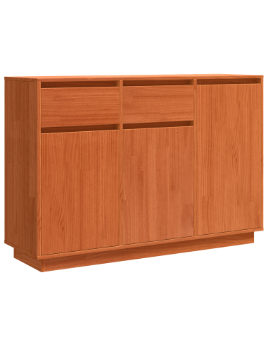 Credenza Marrone cerato 110 x 34 x 75 cm Pino massello