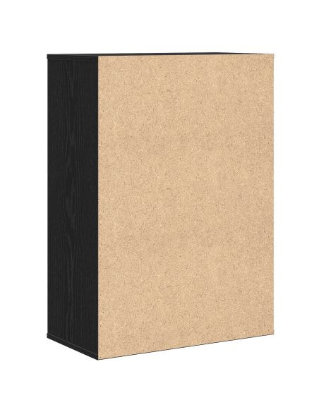 Credenza con cassetto Rovere nero 60 x 31 x 84 cm Truciolare