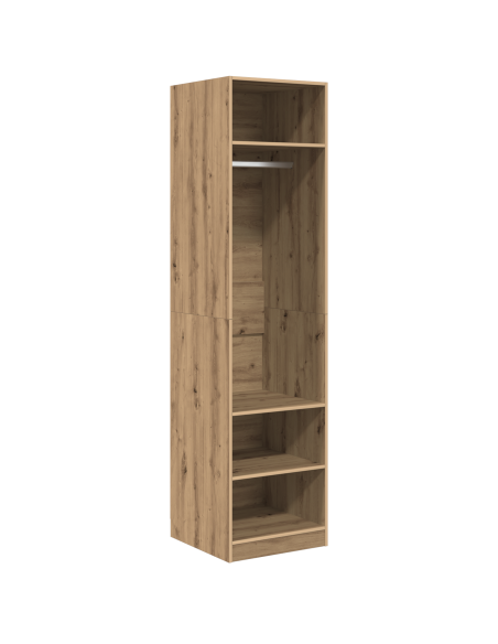 Guardaroba con lo scaffale rovere artigianale 50 x 50 x 200 cm