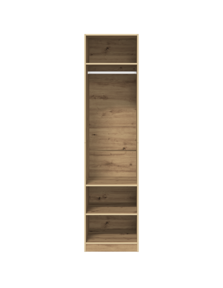 Guardaroba con lo scaffale rovere artigianale 50 x 50 x 200 cm