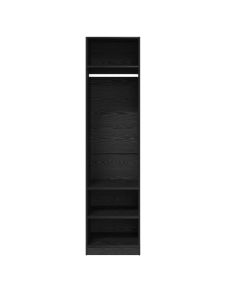 Guardaroba Rovere nero 50 x 50 x 200 cm Legno multistrato
