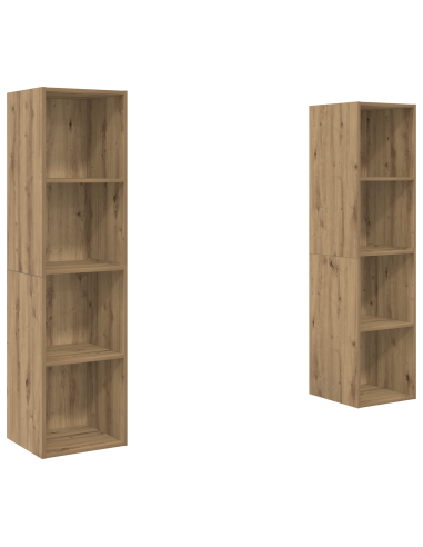 Set mobile TV 2 pcs Marrone 37 x 37 x 142,5 cm