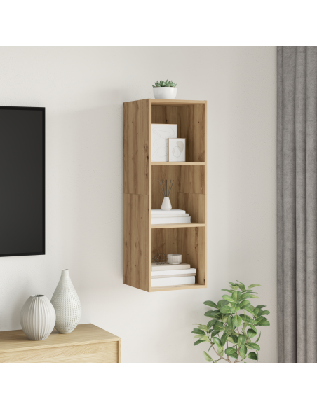 Mobile TV rovere artigianale 37 x 37 x 107 cm Legno multistrato