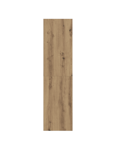 Mobile TV con lo scaffale rovere artigianale 37 x 37 x 142.5 cm