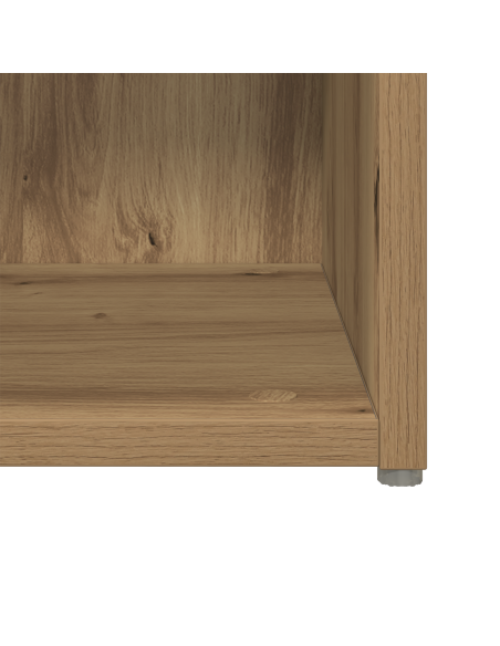 Mobile TV 2 pcs Marrone 37 x 35 x 37 cm Legno multistrato