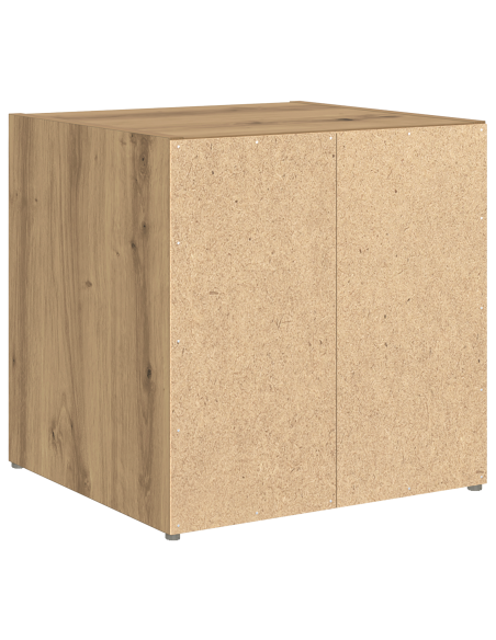 Mobile TV 2 pcs Marrone 37 x 35 x 37 cm Legno multistrato