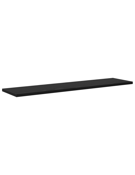 Piano per Libreria 4 pcs Nero 100 x 40 x 1.5cm Truciolare