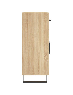 Credenza Rovere Sonoma 69,5x34x90 cm in Legno Multistrato
