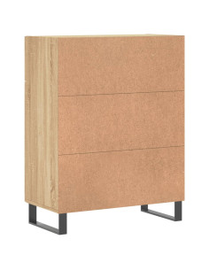 Credenza Rovere Sonoma 69,5x34x90 cm in Legno Multistrato 2