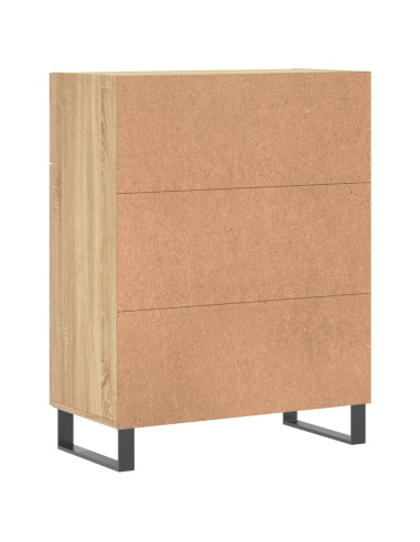 Credenza Rovere Sonoma 69,5x34x90 cm in Legno Multistrato