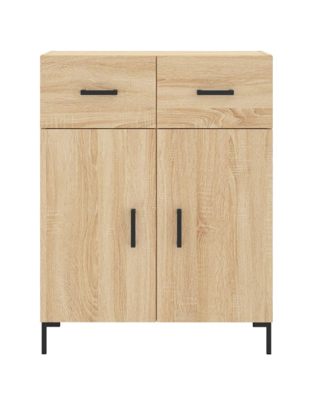 Credenza Rovere Sonoma 69,5x34x180 cm in Legno Multistrato
