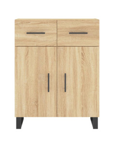 Credenza Rovere Sonoma 69,5x34x180 cm in Legno Multistrato 2
