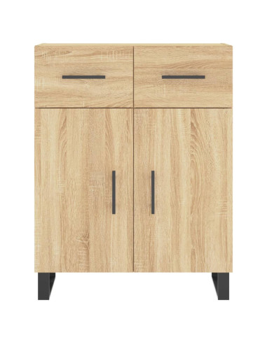 Credenza Rovere Sonoma 69,5x34x180 cm in Legno Multistrato
