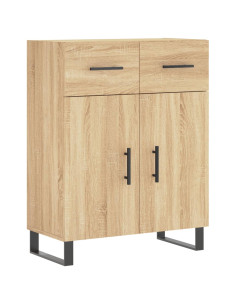 Credenza Rovere Sonoma 69,5x34x180 cm in Legno Multistrato