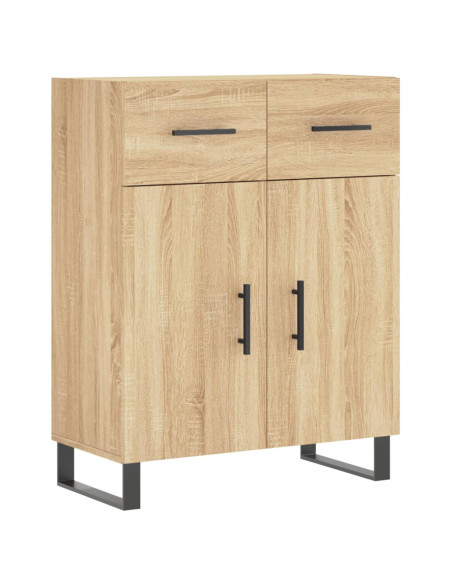 Credenza Rovere Sonoma 69,5x34x180 cm in Legno Multistrato