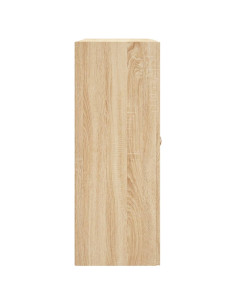 Armadietti a Parete 2 pz Rovere Sonoma in Legno Multistrato