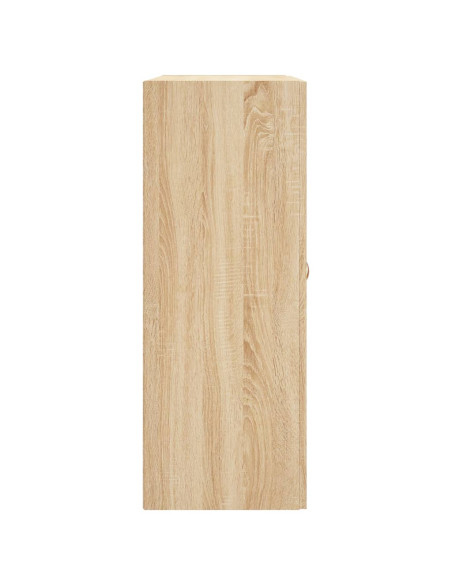 Armadietti a Parete 2 pz Rovere Sonoma in Legno Multistrato