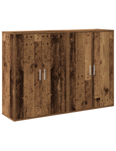 Credenza 2 pcs Legno vecchio 60 x 31 x 84 cm Legno multistrato 2