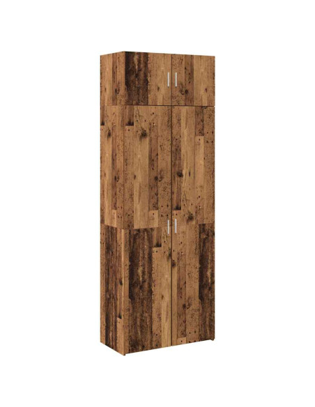 Armadio contenitore Legno antico 80 x 42.5 x 225 cm