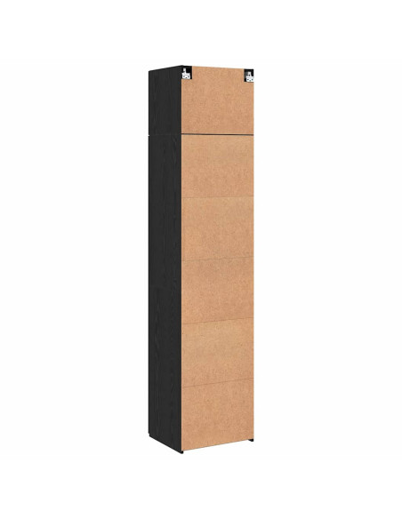 Armadio Rovere nero 50 x 41 x 225 cm Legno multistrato