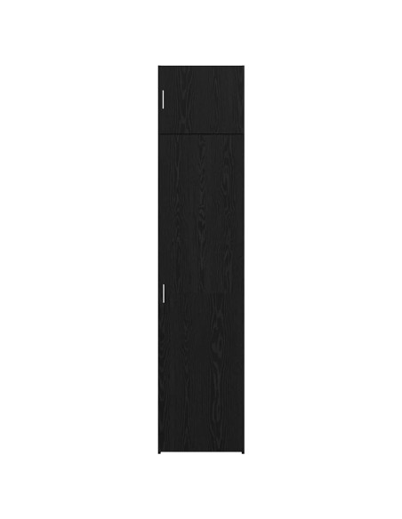 Armadio Rovere nero 50 x 41 x 225 cm Legno multistrato