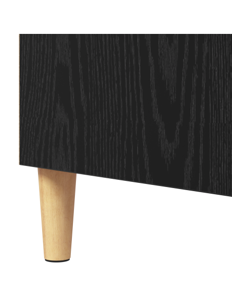 Credenza Rovere nero 57 x 35 x 90 cm Legno multistrato