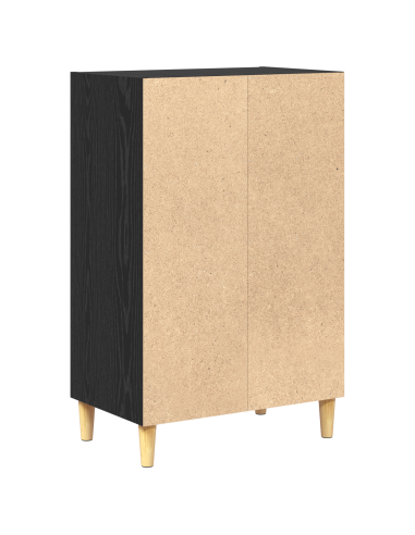 Credenza Rovere Nero 57 x 35 x 89.5 cm Legno multistrato