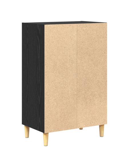 Credenza Rovere Nero 57 x 35 x 89.5 cm Legno multistrato