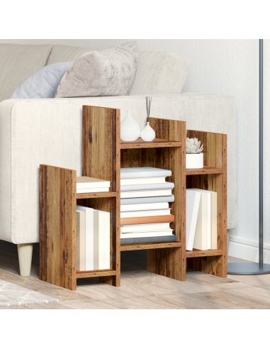 Mobile laterale Legno vecchio 60 x 26 x 60 cm Legno multistrato