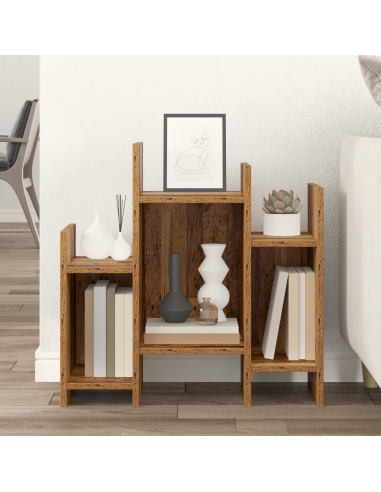 Mobile laterale Legno vecchio 60 x 26 x 60 cm Legno multistrato