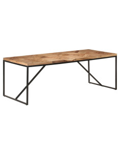 Tavolo da Pranzo 200x90x76 cm Legno Massello di Acacia e Mango