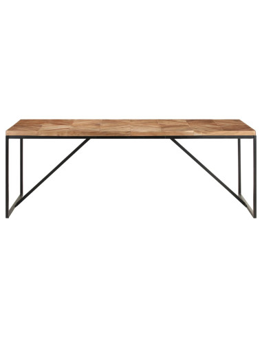 Tavolo da Pranzo 200x90x76 cm Legno Massello di Acacia e Mango