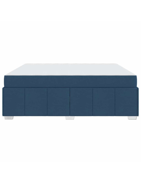 Struttura del letto Blu 180 x 200 cm Tessuto