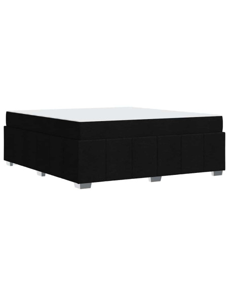 Struttura del letto Nero 180 x 200 cm Tessuto