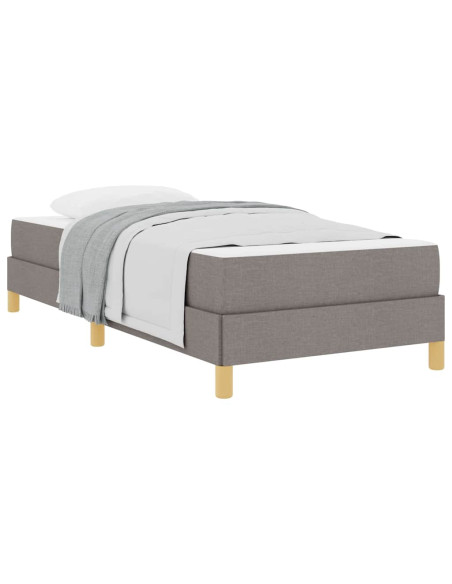 Letto a molle Tortora, Marrone 90 x 190 cm