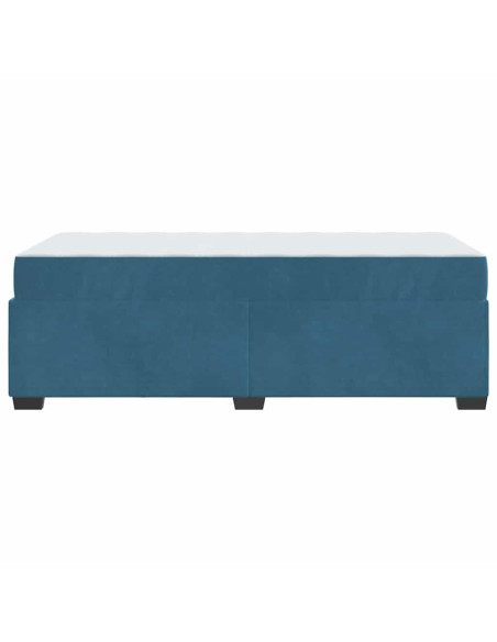 Struttura del letto Altro Blu scuro 90 x 190 cm Velluto