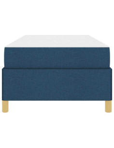 Struttura del letto con materasso Blu 80 x 200 cm Tessuto 2