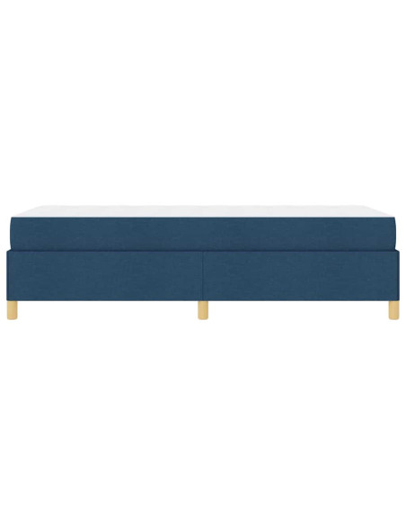 Letto a molle Altro Blu e Marrone e Bianco 80 x 200 cm Tessuto