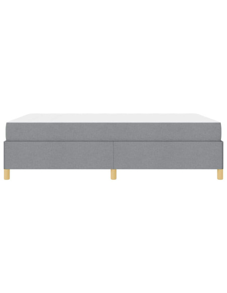 Letto a molle Altro Grigio chiaro e bianco e grigio chiaro