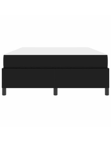 Struttura del letto con materasso Nero 140 x 200 cm Tessuto