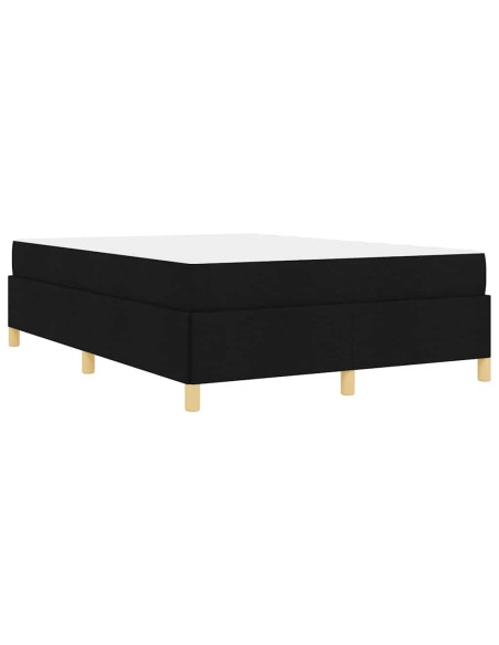 Letto a molle Altro Nero e Bianco e Nero 160 x 200 cm Tessuto