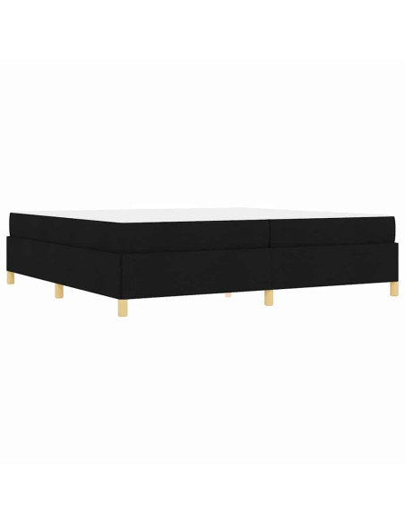 Letto a molle Altro Nero e Bianco e Nero 200 x 200 cm Tessuto