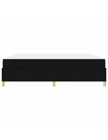 Letto a molle Altro Nero e Bianco e Nero 200 x 200 cm Tessuto